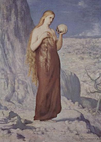 Pierre Puvis de Chavannes Hl. Maria Magdalena in der Wuste china oil painting image